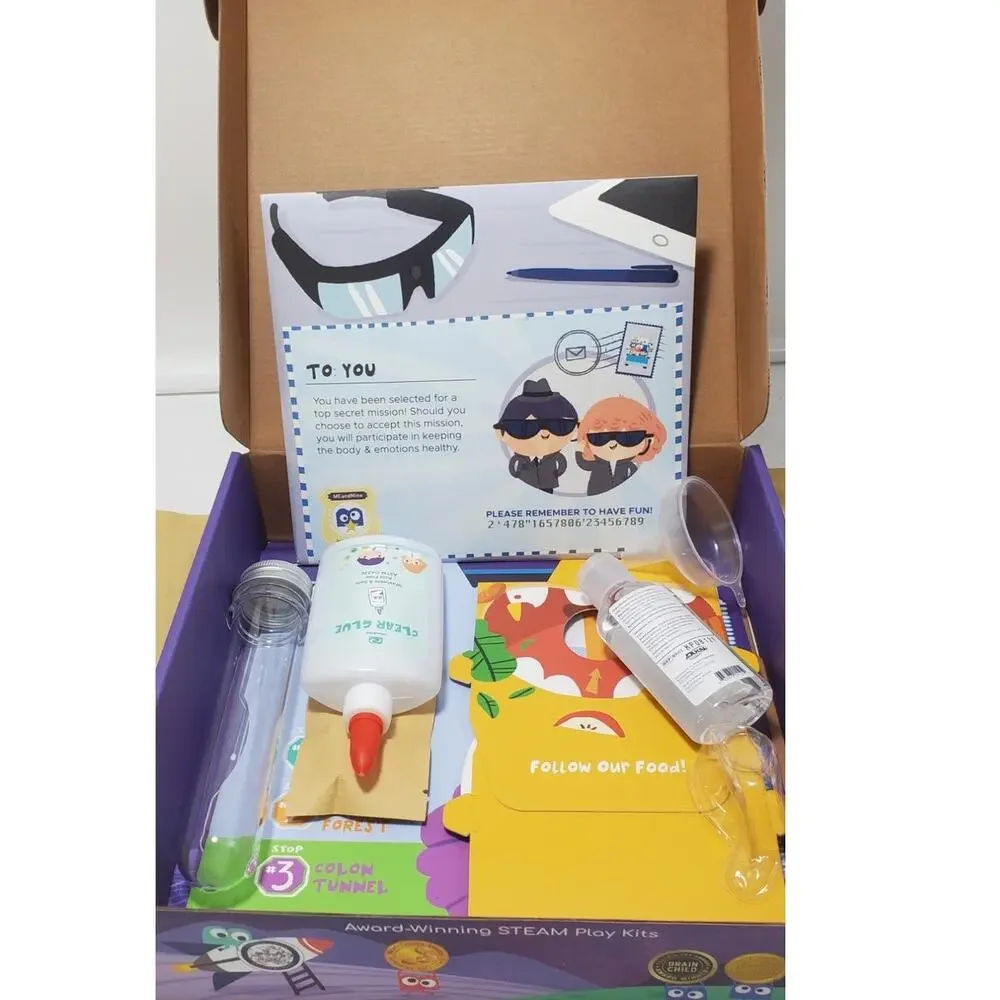 Aha!  Digestion By MEandMine.  STEM for Kids Ages 4+ **NEW, OPEN BOX**